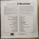 Geeta Dutt  - In Memoriam (Vinyl)
